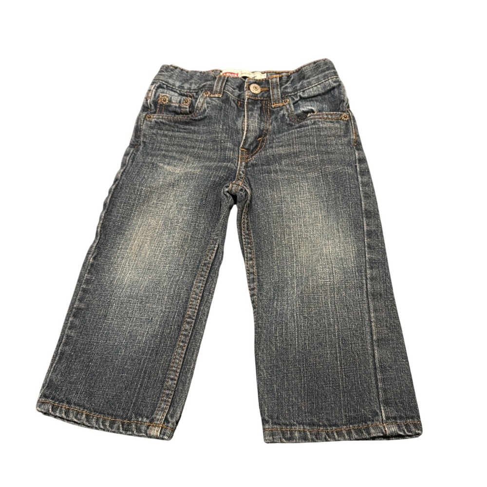 Levis 549 Relaxed Straight Jeans Medium Wash Blue Denim 18M